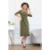 Women's dress, size 54, khaki color