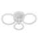 Ring chandelier LED 80W white 2700-6400K 60x45x14