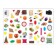 A set of books of 100 stickers "First Knowledge", 3 pcs. 12 p.