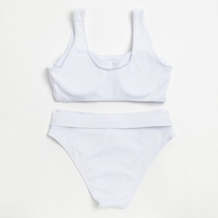 Swimsuit female separate minku color white, size 46-9