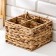 Basket for serving the renal "reed", 20 × 20 × 14 cm, from straw
