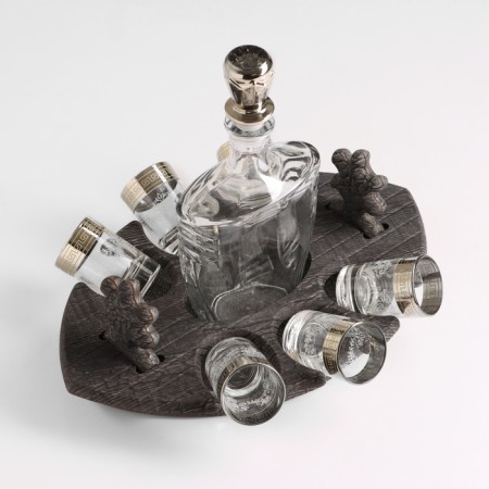 Mini-bar "Frigate" Baroque, 7 items, 500/50 ml