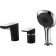 Bath mixer D&K berlin technische DA1434915, single -leaf, built -in, chrome/black 56649
