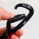 Carabiner with a bayonet coupling and a vertluge, 9x4 cm, 400 kg, mix