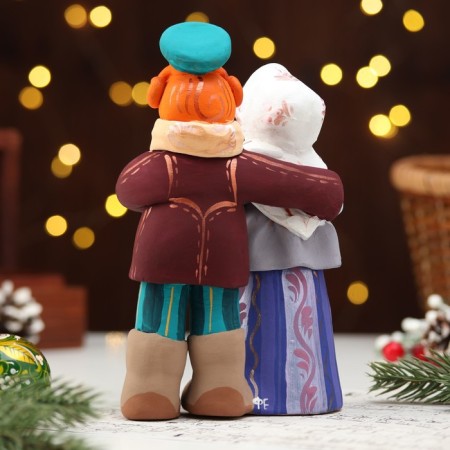 Kovrov toy "couple, winter", ceramics-2
