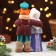 Kovrov toy "couple, winter", ceramics