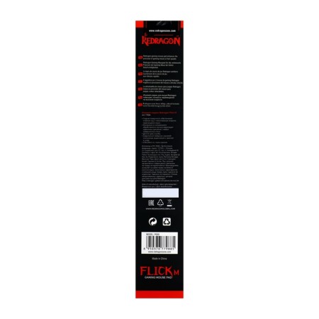 Mouse Redragon Flick M, Game, 270x320x3 mm, black-8