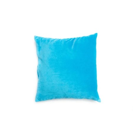 Branded pillow, 40x40 cm, blue color