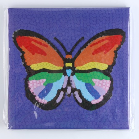 Application with pompom "Butterfly" size - 30 × 30 cm, glue 30 ml-7