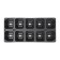 Cassette for seedlings, 10 cells of 100 ml, set of 5 pcs., Black