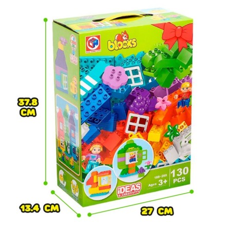 Designer "Classic set", 130 parts+ plate base-4