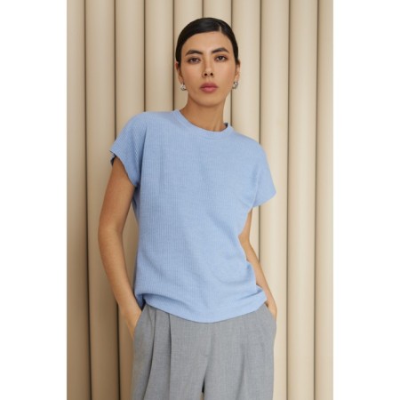 Women's T -shirt Eliseeva Olesya, size 44, Blue color