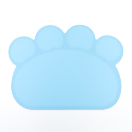 Silicone rug for a bowl, 40 x 30 cm, blue-5