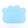 Silicone rug for a bowl, 40 x 30 cm, blue