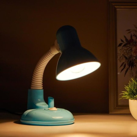 Table lamp on a stand 1x40W E27 cord 0.85m blue-2