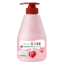 Гель для душа Welcos Kwailnara Strawberry Milk Body Cleanser, 560 г