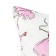 A set of pillowcases, size 40x60 cm, ballerina print, white color - 2 pcs.