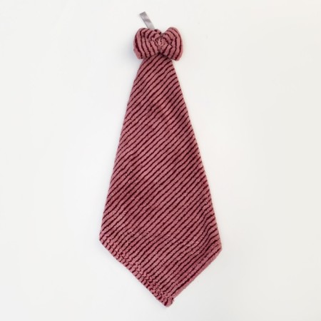 Kitchen towel of the share "Bow" 30*30cm, col. purple, microfiber 100% p/e-1