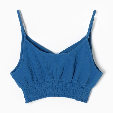 TOP shortened female Mist Muslin size XS, col. blue-7