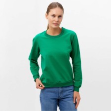 Female sweatshirt, bright green color, size 46