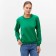 Female sweatshirt, bright green color, size 46