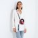 Bag-clate on magnet, long belt, pink color