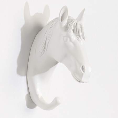 Nast-light decor "Horse" 12 x 3.8 cm, white-2