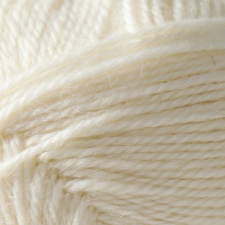 Yarn "Silkoprerakhov" 70% p/t wool, 30% artificial silk 300m/100g (205 white)-2