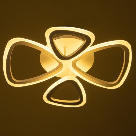 Люстра с ПДУ 59111/4WT LED 84Вт 3000-6000К диммер белый 61,5х38х7,5 см BayerLux-4
