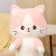 Skill of a soft toy "cat", 100 cm, pink color