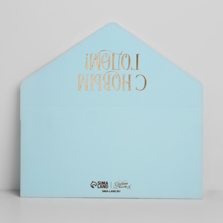 A set of envelopes for money, “Happy New Year”, 8 pieces, software touch, embossing, 19 x 9.2 cm, New Year-11