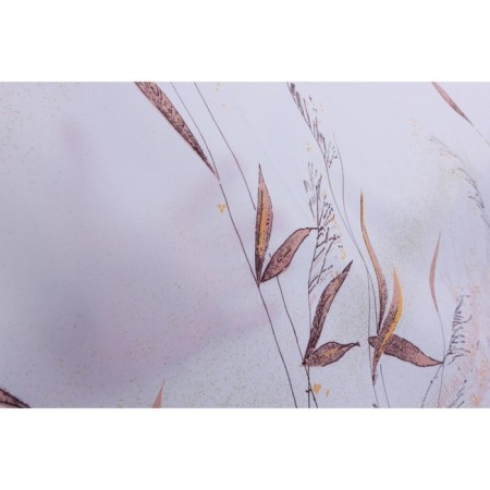 Canneto bathroom curtains, 180 x 200 cm, brown color-1