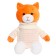 Soft toy "Cat Marta in felt boots and sweater", 25 cm