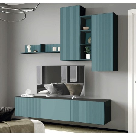 Cabinet of hinged sirinia, 400 x 270 x 1000, gray graphite/MDF breeze-2