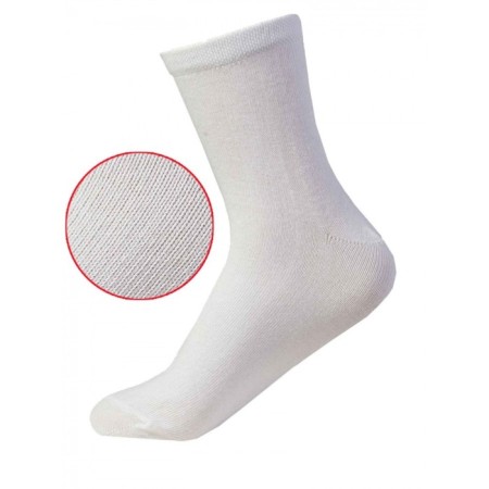 Women's socks, size 23-25, white color