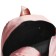 City backpack of textiles on lightning, 2 outer pockets, pink color