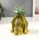 Souvenir Ceramics "Family Frogsat" set 3 pcs 16.5x11.8x9 cm