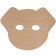 Set of carnival masks Blue Tractor 5 pcs.