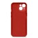 Borasco cover for iPhone 15, Soft Touch, silicone, microfiber, red