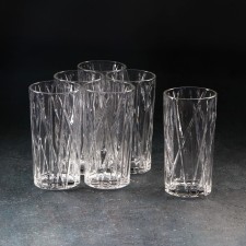 A set of glasses of glass Frost, 350 ml, 7.5 × 14.5 cm, 6 pcs