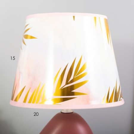 Sigalia table lamp E14 15W burgundy 15x15x28 cm Risalux-5