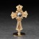 Souvenir "Cross", on a stand, with crystals, 5x3.2x8 cm