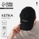 Men's cap with reflective elements, black color, river 56