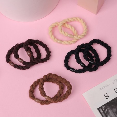 Hair elastic band "Sport" Weaving a lace, 5 cm, mix-1