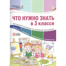 Что нужно знать в 3 классе. Наглядный материал по школьной программе. Цветкова Т. В.