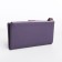Women's wallet on the button, purple color