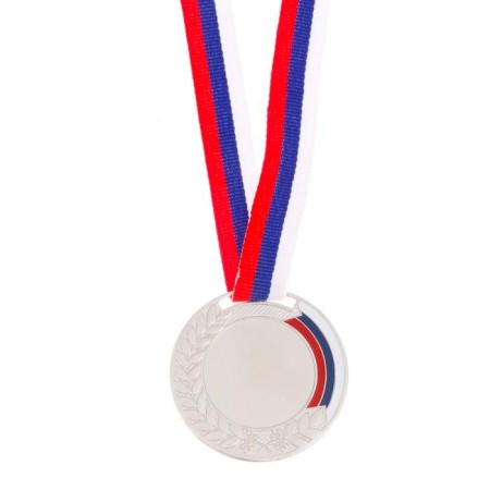 Medal for the application of "Lavra", ⌀ 5 cm., Tricolor. Color ser. With a ribbon-2