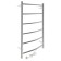 Towel electric zein "rib", 500x800 mm, 6 crossbars