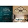 LED ceiling LED with Ambrella Light, Original, Fa442, 4XLED, 78 W, 5850LUM, 3000-6400K, Coffee color