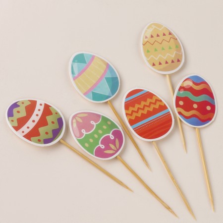Skewers "Easter eggs", set of 6 pcs.